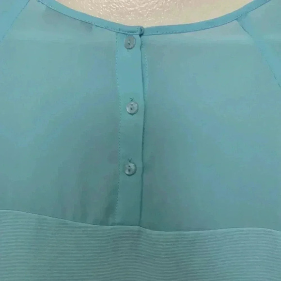 Alfred Sung  Mint Green Blouse, size XS, EUC - Picture 4 of 6